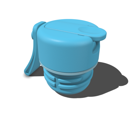 Water bottle straw cap preview