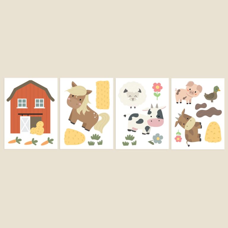 Farm Animals Wall Stickers