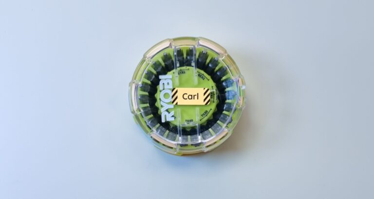 Name Labels for Tools