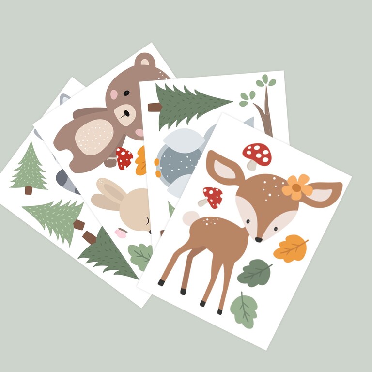 Forest Animals Wall Stickers