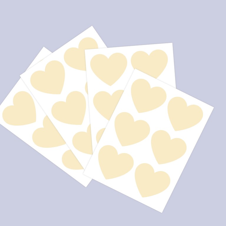 glow-in-the-dark hearts