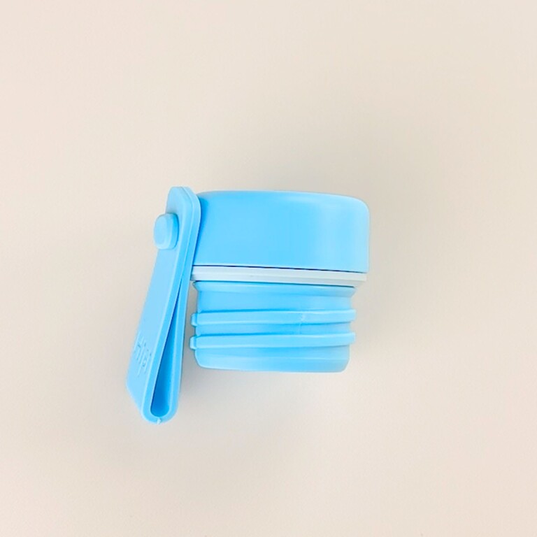 Screw cap for drinking bottle, blue