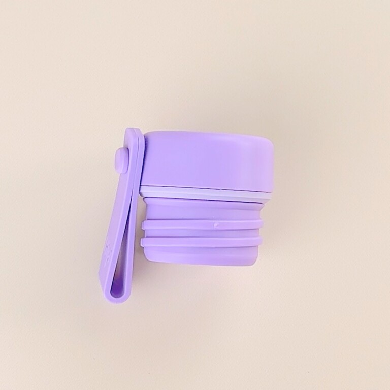 Screw cap for drinking bottle, purple